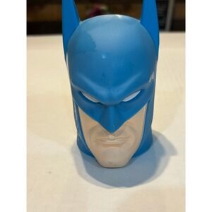 Vintage Blue Batman Head Collectible DC Comics Mattel 2015